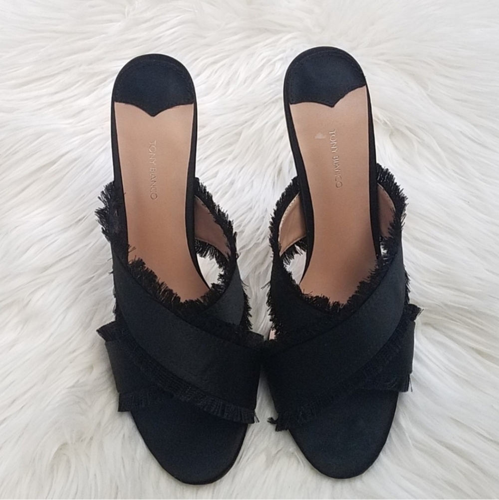 Tony Bianco Klay fringe mules - Picture 3 of 6